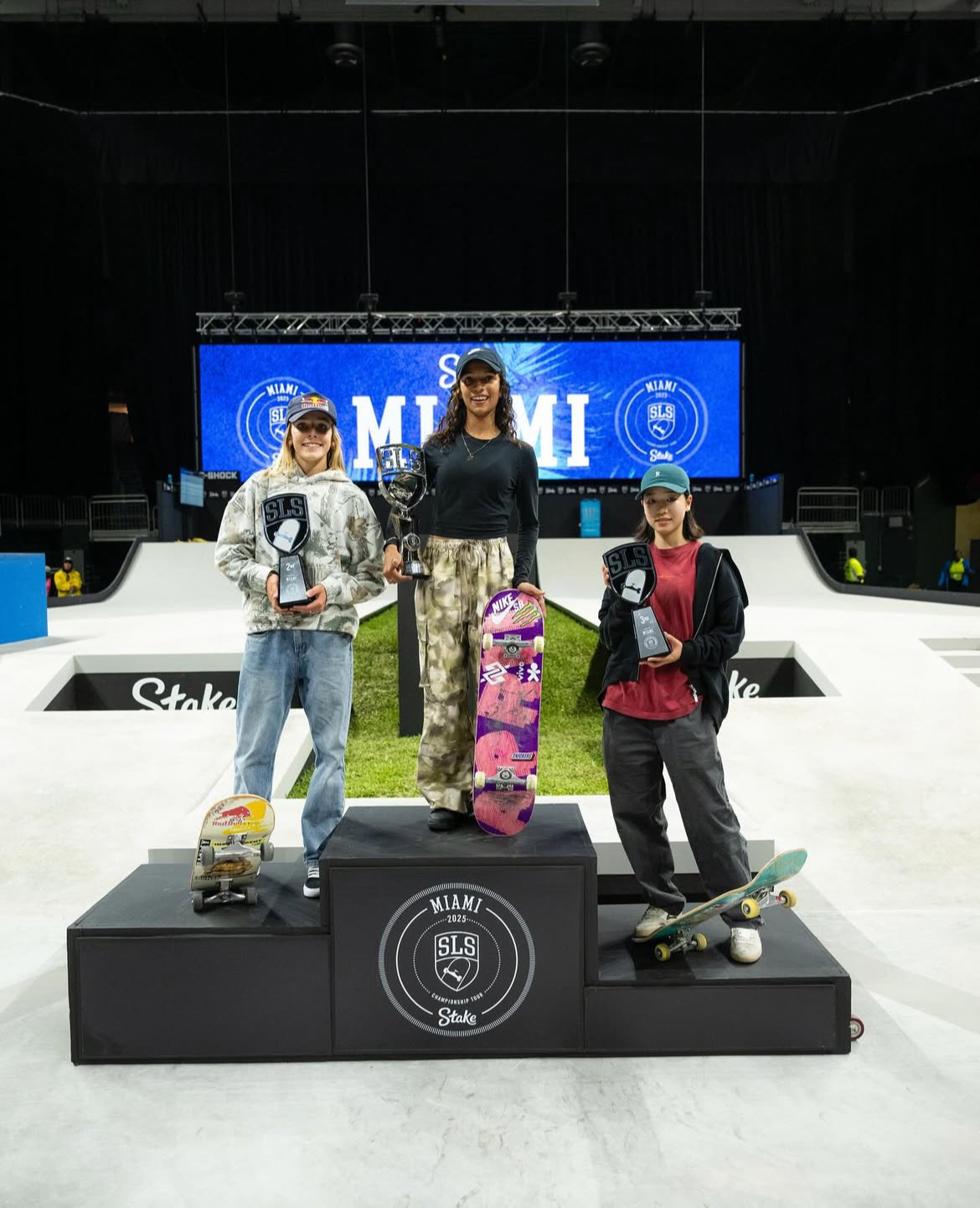 Rayssa Leal disputou sua 20ª final em etapas da SLS. Foto: Reprodução/Instagram/@sls