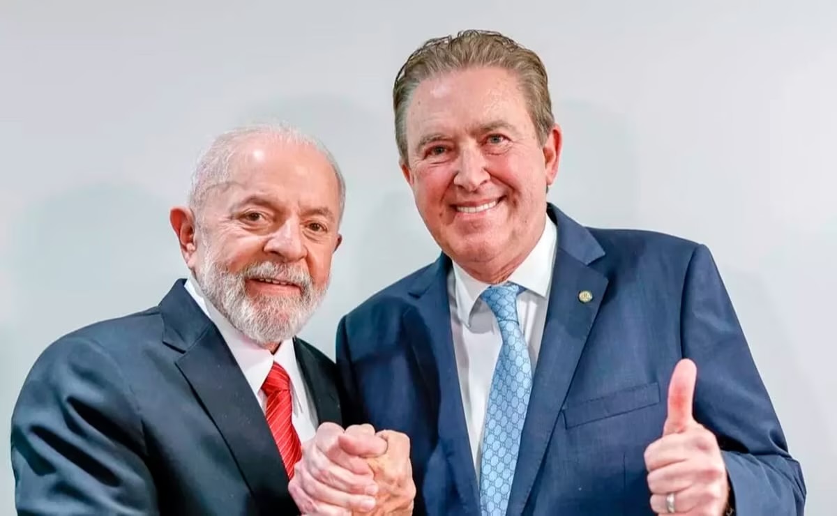 Presidente Lula e Luciano Ducci lado a lado