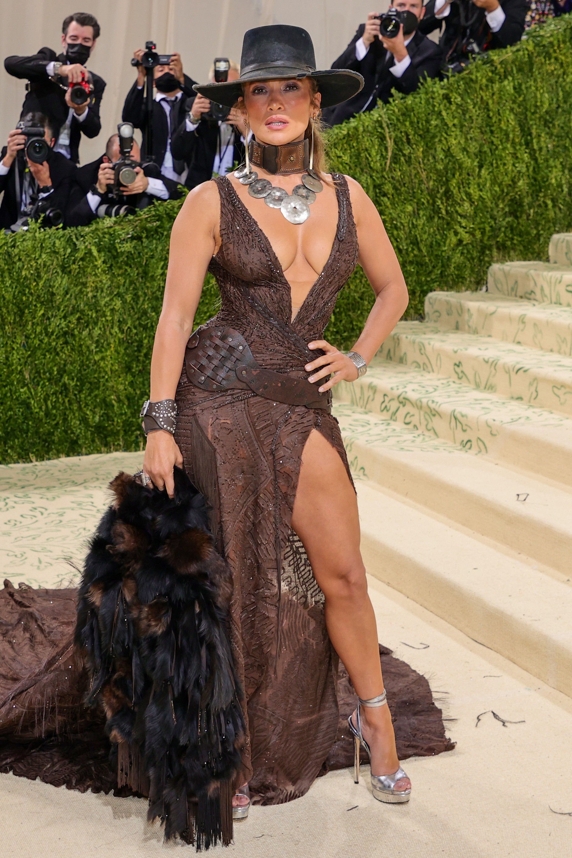 Jennifer Lopez no Met Gala 2021 (Foto Mike Coppola/Getty Images)