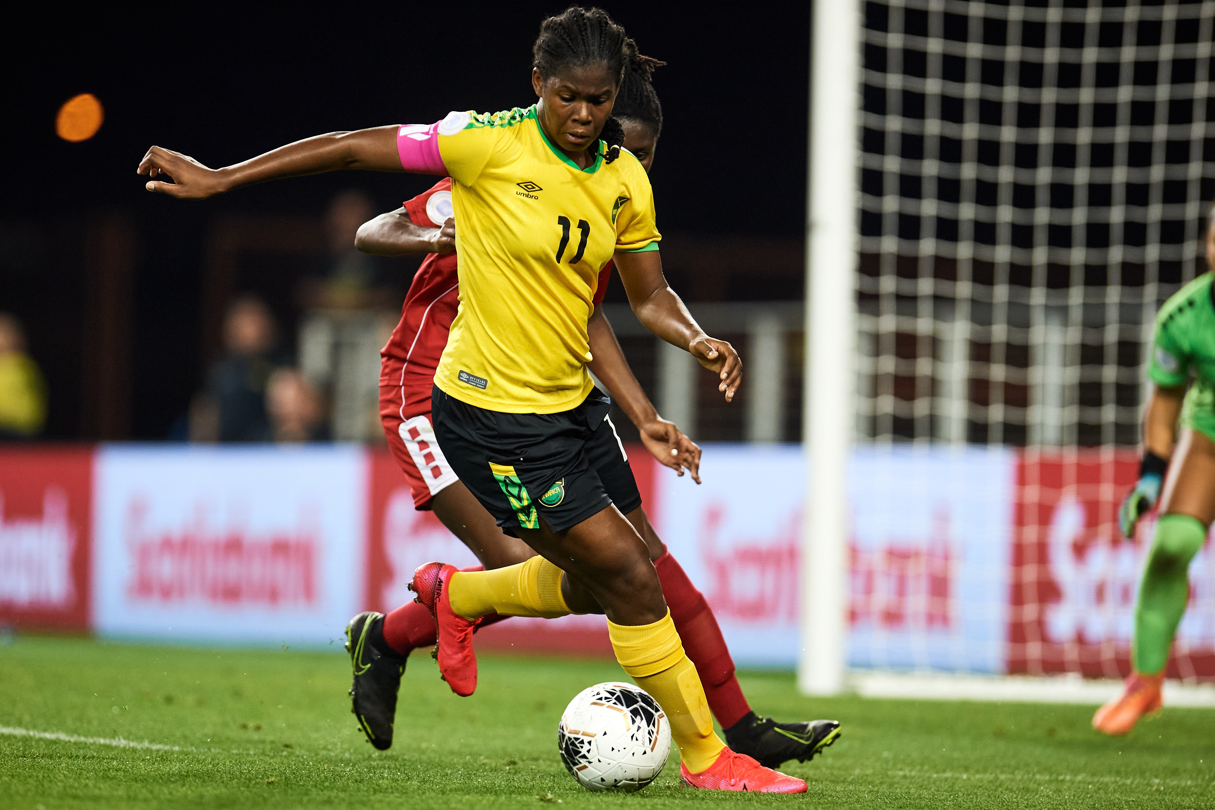 Khadija Shaw, artilheira da seleção da Jamaica. Foto: Reprodução/allsportsjamaica.com.