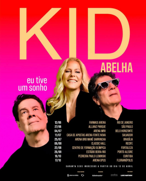 Imagem de divulgação da turnê 