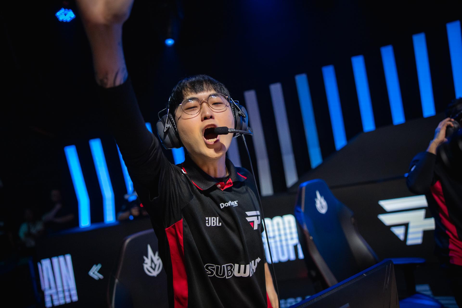 Kuri após o fim da série contra a VKS - Foto: CBLOL/flickr