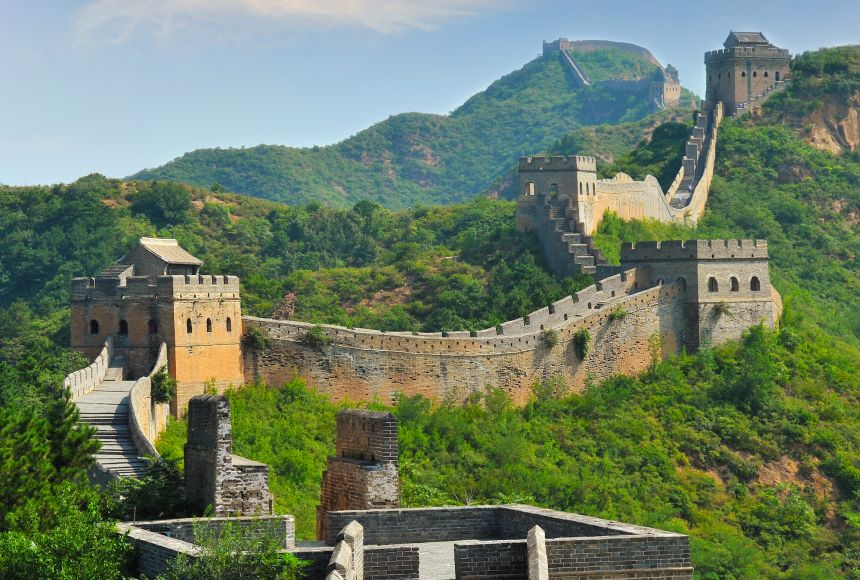 A Grande Muralha da China, uma das construções humanas mais notáveis da história. Foto: Hung Chung Chih/National Geographic.