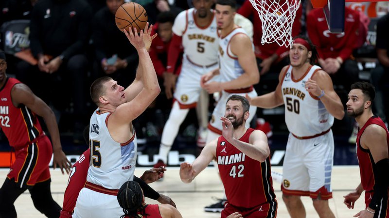 Denver Nuggets e Miami Heat pelo jogo 5 da NBA Finals Foto: GettyImages