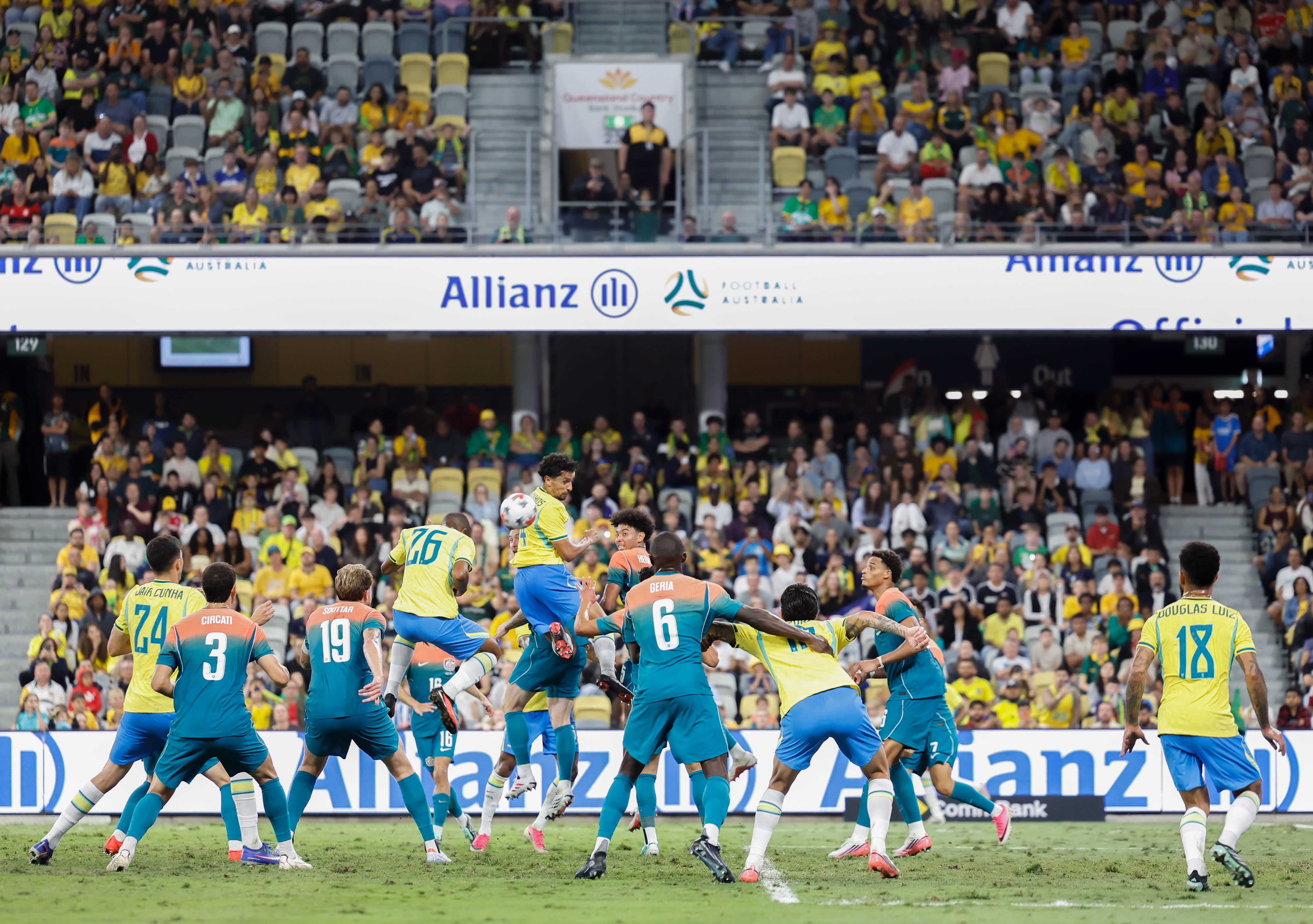 Rayan marcou seu segundo gol com a camisa da Seleção. Foto: Rafael Ribeiro/CBF