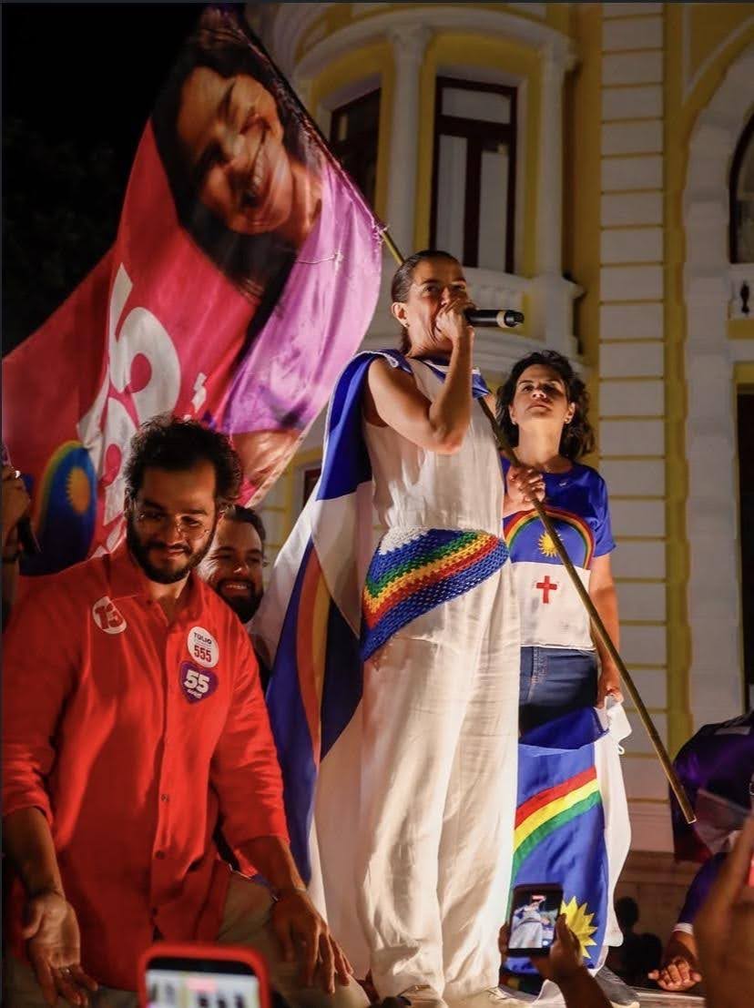 Após a reeleição, durante seu discurso de celebração, Raquel Lyra agradeceu a Lula pelo seu apoio/ Foto: REPRODUÇÃO/ Instagram/ @raquellyraoficial