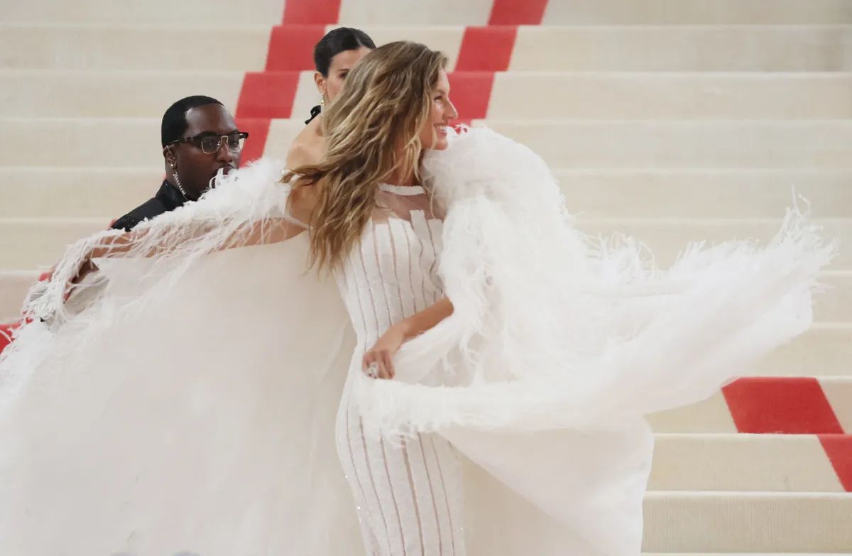 Gisele Bündchen, no MetGala 2023. (Foto: Getty Images)