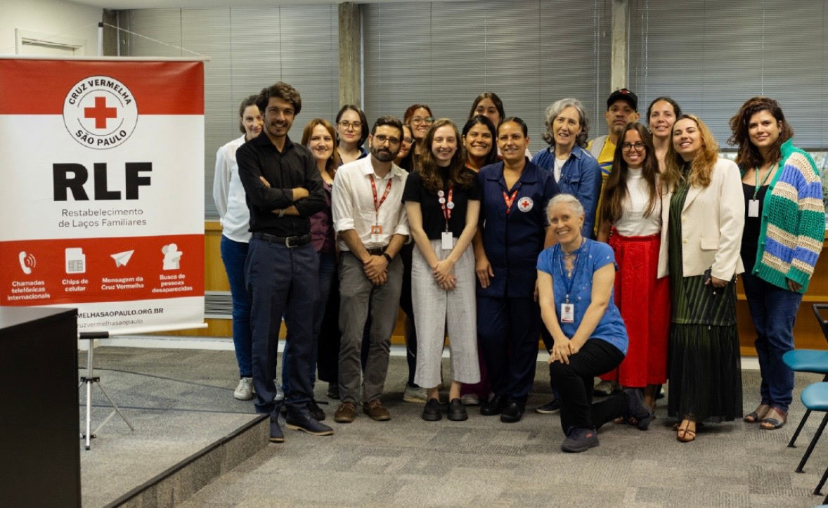 Equipe de RLF em palestra.