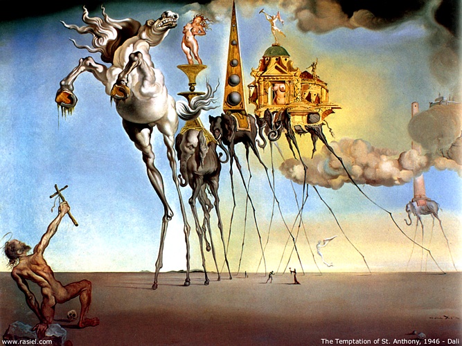 A tentação de Antão, Salvador Dalí (1946)