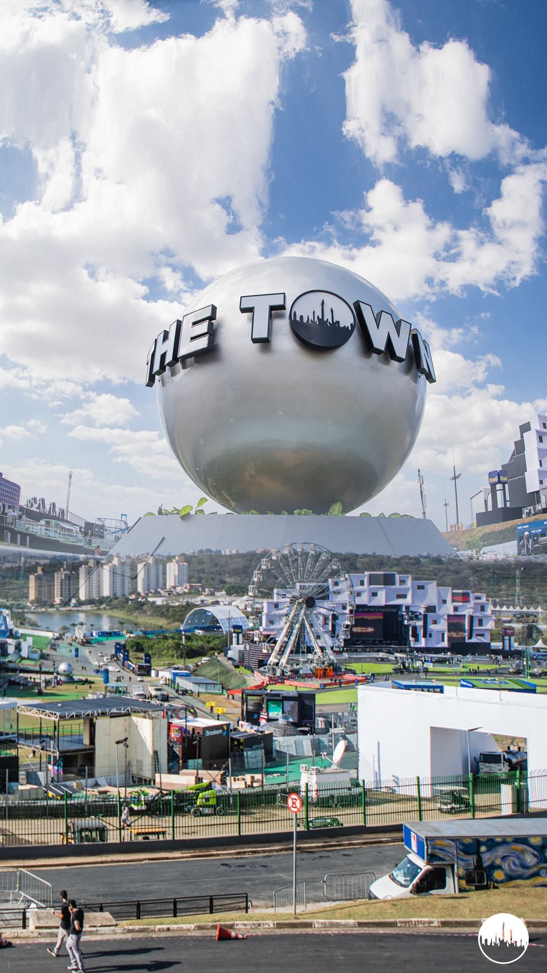 Estrutura do The Town. Foto: Divulgação/Intagram/@thetownfestival