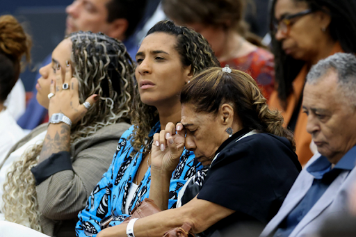 A ministra Anielle Franco, ao lado dos pais, durante o julgamento dos acusados de matar sua irmã Marielle e Anderson Gomes | Foto: Gustavo Moreno/STF