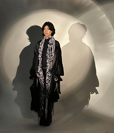 Giulia Sugi em trabalho da faculdade 