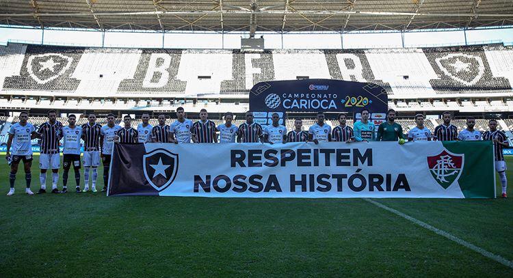 protesto fluminense e botafogo