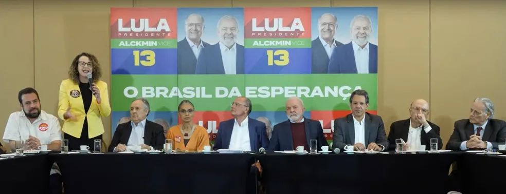 Candidatos a presidente em eleições passadas reunidos com Lula em São Paulo - Foto: Reprodução/YouTube Lula