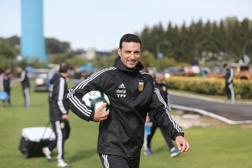 Lionel Scaloni, técnico da seleção argentina.