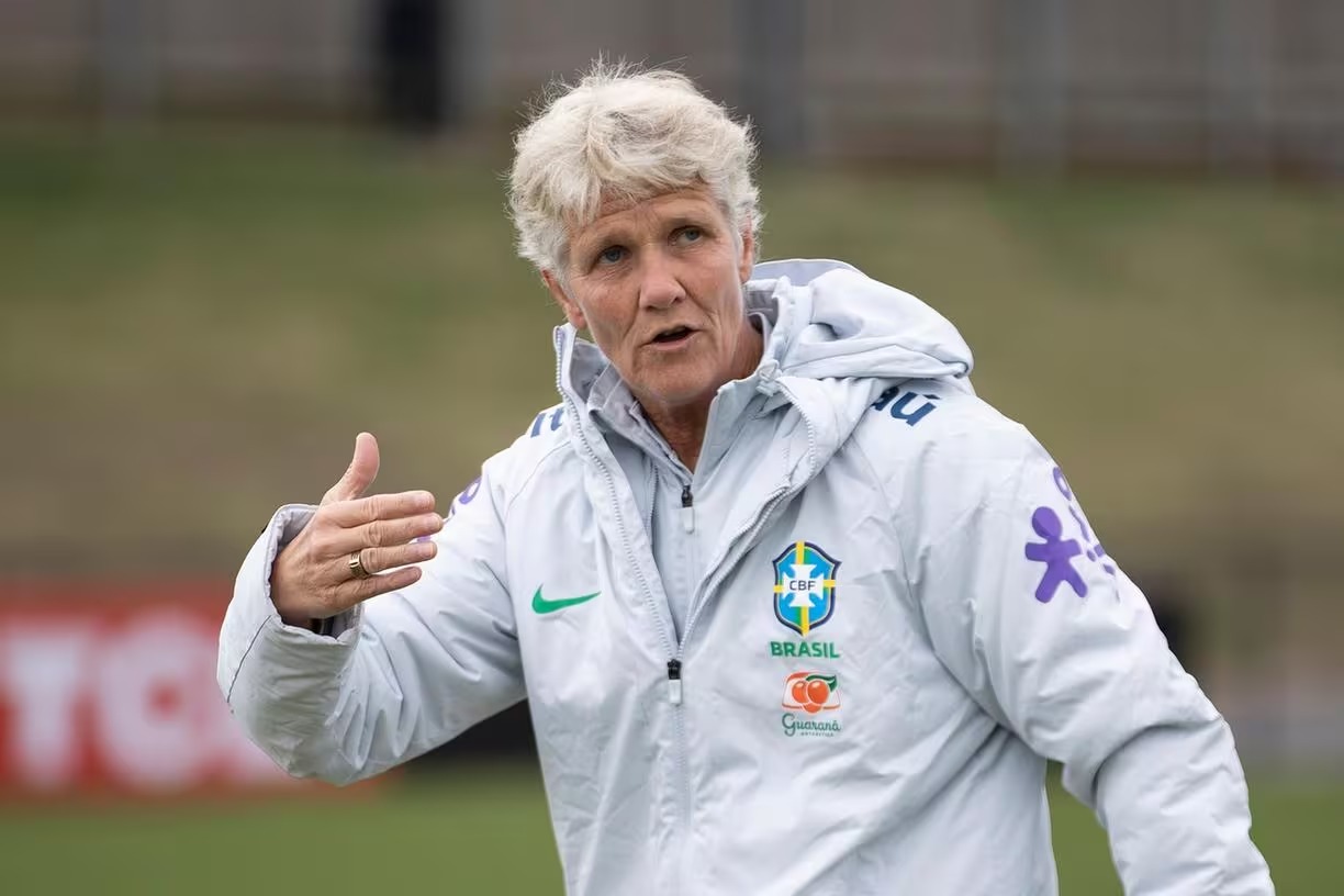 Pia Sundhage, técnica da seleção brasileira feminina de futebol — Foto: Thais Magalhães/CBF