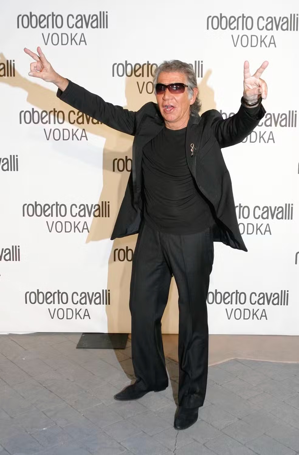 Roberto Cavalli em evento na Califórnia