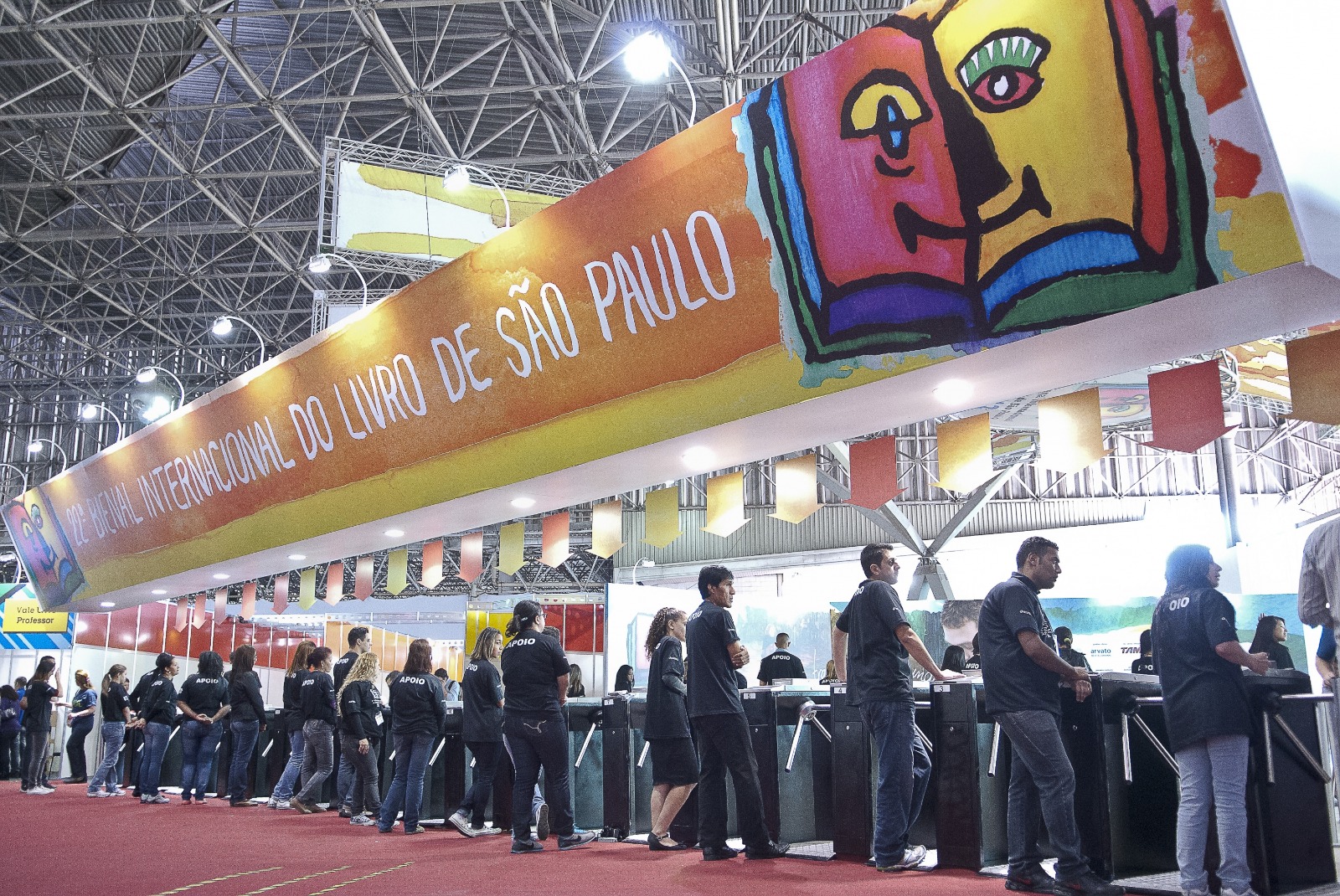 Abertura da 22º Bienal Internacional do Livro de São Paulo. Foto: Reprodução/Agência Brasil/Marcelo Camargo