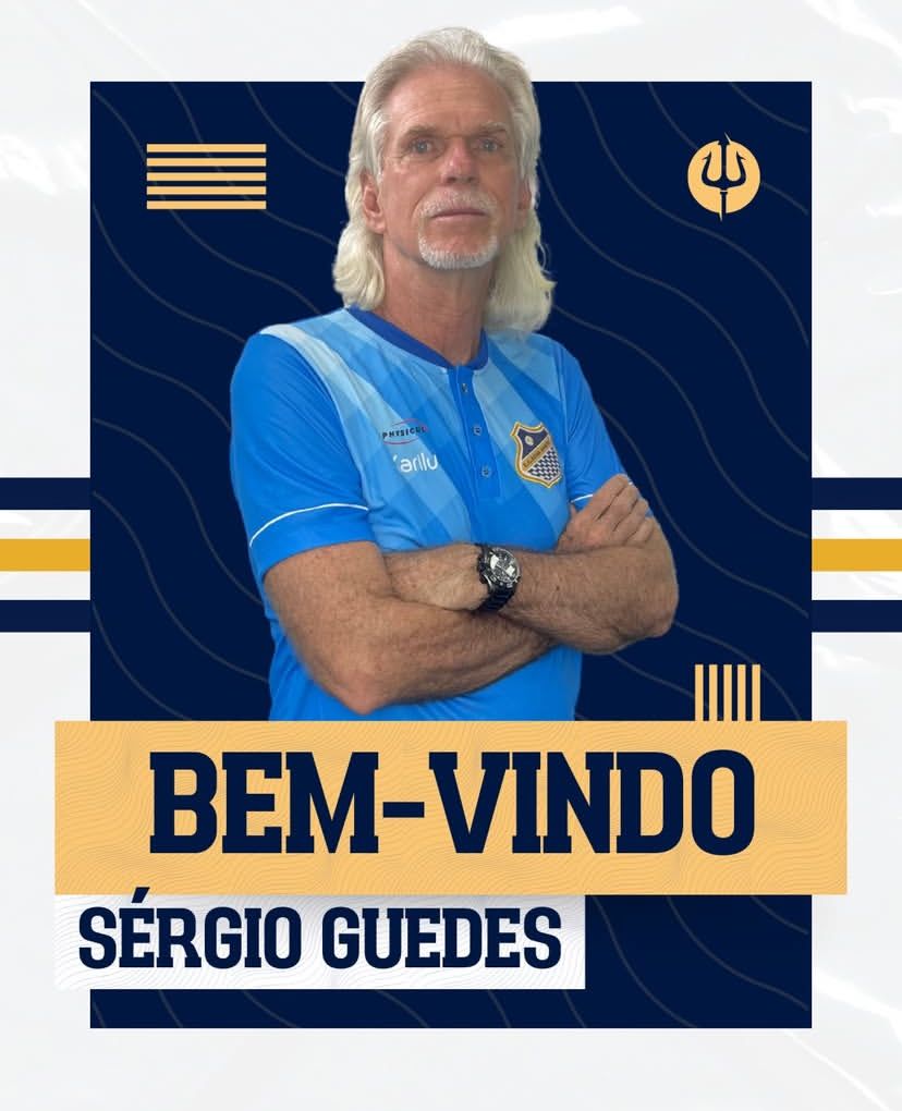 Sérgio Guedes no anúncio de seu retorno ao Água Santa - Foto: Divulgação/Água Santa