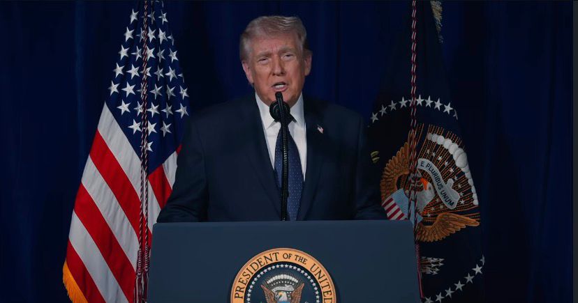 Donald Trump anuncia “sucesso” dos ataques ao Irã. Foto: REPRODUÇÃO/Instagram/@realdonaldtrump