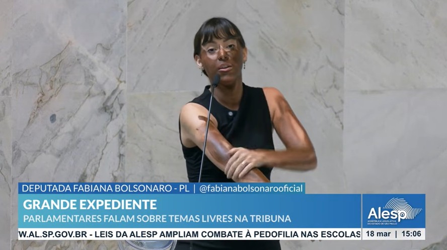 Imagem tirada da transmissão 