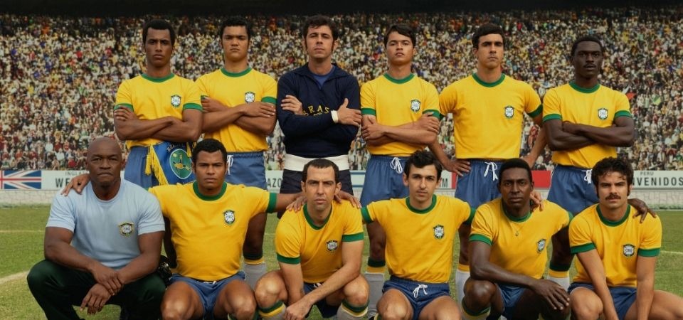 Foto da seleção brasileira na minissérie da Netflix Brasil 70
